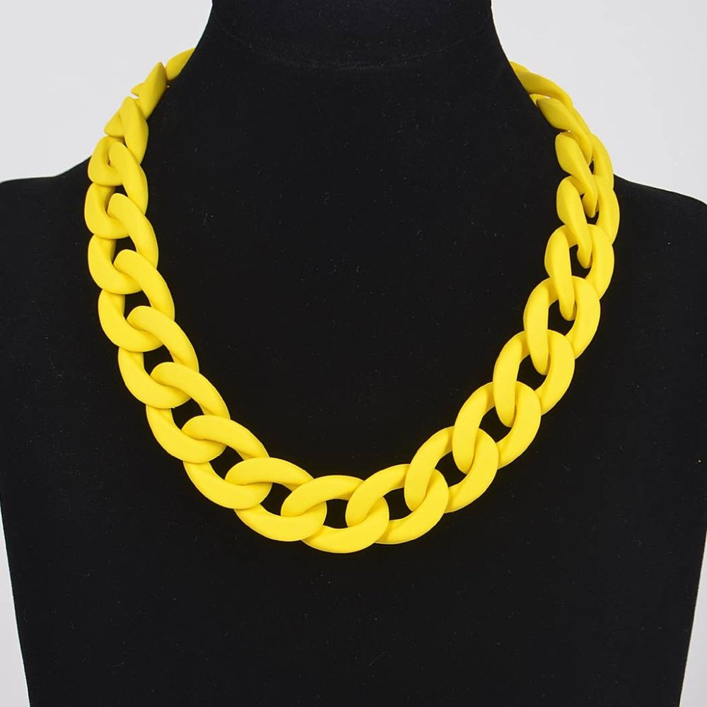 Yellow Chain Necklace